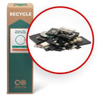 TerraCycle Media Storage - Zero Waste Box - Medium-Recycle any object or device capable of storing data (e.g., audio, video) in analog or digital format. This includes records, 8-track tapes, cassette tapes, CDs, DVDs, Blu Ray discs, Floppy disks, Memory sticks, External hard drives.