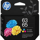 HP 63/65 Original Ink Cartridge - Standard Yield - Tri-color-Standard‑yield cartridge for everyday printing