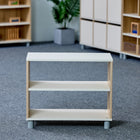 Beleduc Furniture - Torino 2-Layer Classroom Storage Wooden Open Shelf - Natural-Spacious 70 cm / 27.6” length fits all your storage needs