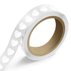 JAM Paper Standard Label Rolls - Heart Shaped - 1 1/8 x 1 1/8 - White Glossy - 125 Labels/Roll-Colour: White Glossy | Make your mail stand out with colourful shipping address labels.