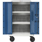 Bretford Core MS Store & Charge Cart with Rollers for 36 Chromebook Devices-Cable management hooks in the front and power adapter bins in the back, the cart offers a simplistic way to keep device components neat and organized.