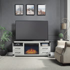 Manhattan Comfort Electric Fireplace Insert - Black-Home Assembly Required (All Hardware Included)