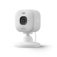 Blink Mini 2K+ Plug in Home and Pet Security Camera with 1 camera - White-See everything, miss nothing — With 2K video resolution, expansive coverage, and up to 4X zoom, you'll capture more detailed footage, even in challenging light conditions