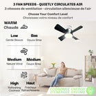 Bell+Howell Socket Breeze Socket Fan Light with Remote-Includes a socket extender to help the fan clear recessed or tight light fixtures, ideal for renters and DIY upgrades in bedrooms, kitchens, bathrooms, garages, and closets