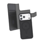 LBT 2-in-1 Switch Wallet folio Case for iPhone 17 Pro Max - Black-Holds up to 3 cards in its storage compartment