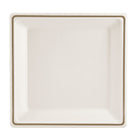 Eco Guardian Compostable Printed Rim Square Plates, Retail Packaging, 9", 64 Pack (EG-N-AQ13-L08G1)-Fridge, freezer, microwave, and oven safe