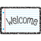 Ashley Productions The Original Fun Mat Welcome Mat - 15.5" x 23.5" - White Composition Welcome-Measurement & Design: The White Composition Welcome Mat measures 15.5" x 23.5".