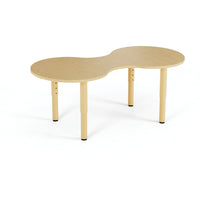 Mitybilt Environ Hourglass Table - 48" L x 24" D-Chewing gum resistant table backing