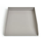 TRU RED Front Load Stackable Plastic Letter Tray - Grey-Stackable front load letter tray helps keep your desk and papers organized