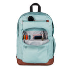 JanSport Cool Student Backpack - Faded Sage-Front utility pocket with organizer