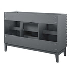 Modway Render 48" Double Sink Compatible Bathroom Vanity Cabinet - Grey-Sink Basin and Fixtures Not Included
