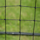 HOMCOM Rebounder Net Football Training Aid Kickback Target Play - Black-Folding design for easy transport and storage 