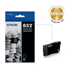 Epson T852 DURABrite Ultra Ink Cartridge - Standard Yield - Black-Sharp text and brilliant colours for pro-quality results