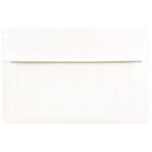 JAM Paper A10 Foil Lined Invitation Envelopes - 6" x 9.5" - White with Silver Foil - 25 Pack -Size: A10 (6 x 9.5 inches), Great way to make your occasions even more special