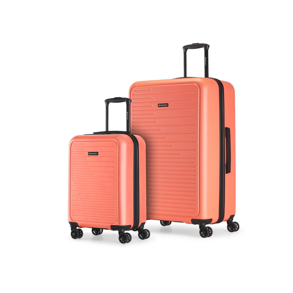 Swiss Mobility CPH 2-Piece Hardside Luggage Set - Coral | staples.ca