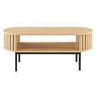 Modway Fortitude Wood Coffee Table - Oak-6