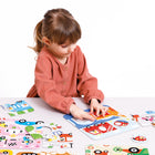 Banana Panda Match the Vehicles 6-Puzzle Set-6