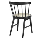Modway Lykke Curved Spindle Back Dining Chairs - Black - 2 Pack-8
