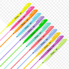 Sharpie Narrow Chisel Pocket-Size Highlighter Set -  12 Pack-Bright ink stands out on the page