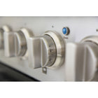 Kucht 30" KNG Series Pro Style Propane Gas Range - Stainless Steel/Red-Sealed burners make the range easy to clean