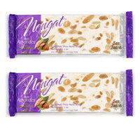 San Andrés Almond Nougat Bars - 200 g - 2 Pack-Made with 30% almonds for rich nutty flavour