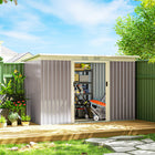 Outsunny 9' x 4' Outdoor Storage Shed-2 ventilation windows ensure adequate aeration, preventing mould and mildew build up
