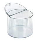 Azar Acrylic Container - 7.87" L x 6.5" H - Clear-Use: Counter