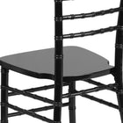 Flash Furniture HERCULES Series Black Wood Chiavari Chair-Lightweight Design