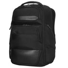 Targus Heritage Luxe 16" Backpack - Black-Ergonomic shoulder straps and padded back panel for a comfortable carry