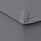 Outsunny 3-Tier Market Patio Umbrella with Crank and Push Button Tilt - 9' - Light Grey-2 vents on the 3-tier top help to remain stable in windy weather