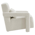 Modway Mirage Boucle Upholstered Armchair - Ivory-Dense Foam Padding