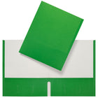 Staples 2 Pocket Portfolio - Green - 25 Pack-Holds up to 100 sheets of Letter Size paper (50 per pocket)