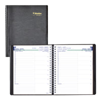 Blueline 2027 Daily Planner - 11" x 8-1/2" - Black - Bilingual-12-Month: January 2027 to December 2027