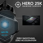 Logitech G502 Hero High Performance Gaming Mouse-Fine tune mouse feel and glide to your advantage. Five 3.6g weights come with G502 HERO and are configurable in a variety of front, rear, left, right and center weighted configurations