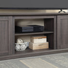 Manhattan Comfort Franklin 60" Traditional TV Stand - Brown-Includes 2 Soft Close Doors with 2 Concealed Cubby Spaces and 2 Center Open Shelves