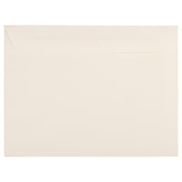JAM Paper 9 x 12 Booklet Envelopes, Strathmore Ivory Wove, 100 Pack (194504g)-Ivory
