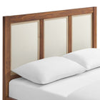 Modway Capri Wood Grain Queen Platform Bed - Walnut-Weight Capacity: 800 lb