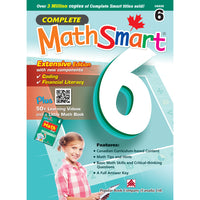 Popular Book Company Complete MathSmart for Grade 6 - Extensive Edition - English-QR codes which bring students to educational videos online 