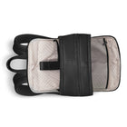 Champs Onyx Leather Classic Backpack - Black-Inner RFID zipper pocket