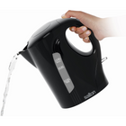 Salton Cordless Electric 1 L Kettle - Black- Auto ‘boil & off’ switch automatically shuts kettle off when water starts boiling 