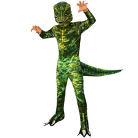 Rubies Dino Kids Costume - Green - Small-Bring your favourite character or costume idea to life