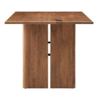 Modway Amistad 60" Wood Dining Table - Walnut-7
