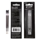 Gry Mattr Ball Point Pen Refill - Black - 2 Pack-Black Ink