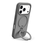 AXS PROShield Stand MagSafe Compatible Phone Case for Apple iPhone 17 Pro - Grey-360° rotating stand for portrait or landscape viewing 