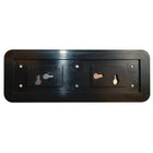 Cosco Brushed Metal Employees Must Wash Hands Sign - 3" x 9"-The brushed metal finish delivers a sleek, modern appearance suitable for restrooms in offices, restaurants, and commercial spaces