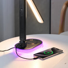 Sheffield Labs Nova Multifunction LED Desk Lamp-Dual device charging: Qi wireless charging + USB-A port