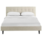 Modway Linnea Full Bed - Beige-Non-Marking Foot Caps
