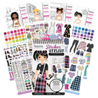 Fashion Angels Fashion Compact Portfolio-BRING IT EVERYWHERE YOU GO - Design, trace, colour and accessorize anywhere. The spiral bound sketchbook is a great on-the-go activity kit for girls and teens as it can fit easily into a tote bag or backpack
