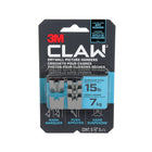 CLAW Drywall Picture Hangers - 15 lb with Temporary Spot Marker -5EF - 5 markers - 5 Pack-Steel
