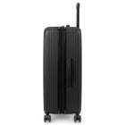 Swiss Mobility JFK Collection 30" Hardside spinner luggage - Black-Lined interior with dividing panel, practical pockets, and tightening straps to keep content organized and in place